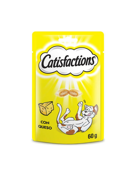 Catisfactions Queso Snack para Gatos 6x60g