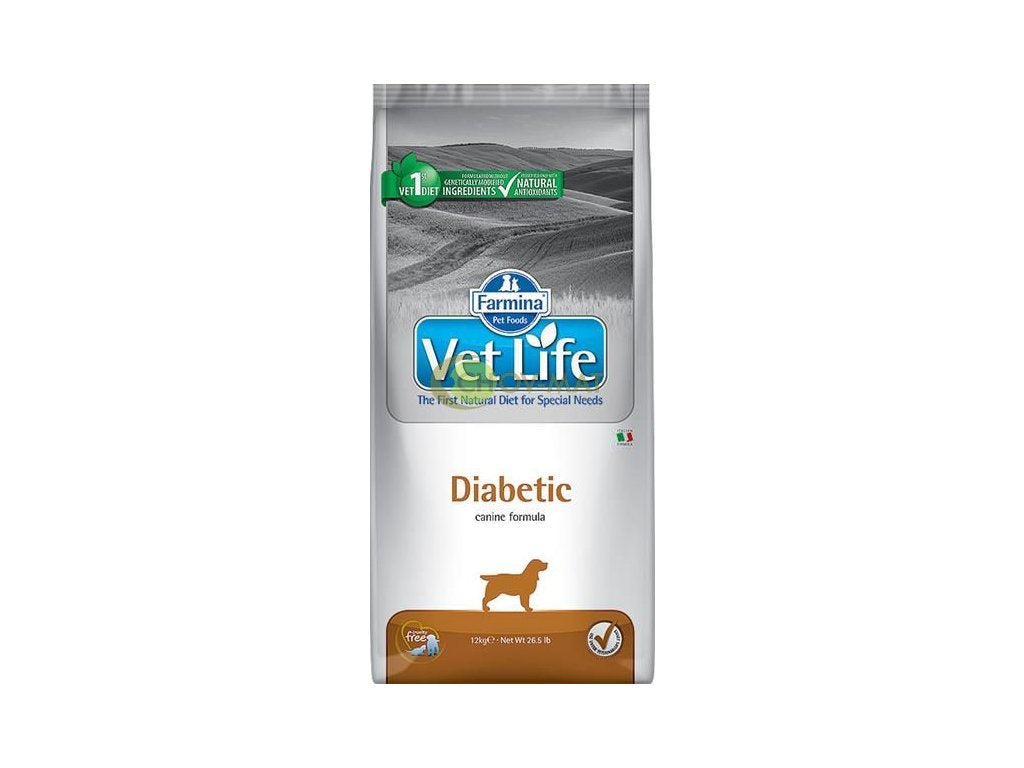 Farmina Vet Life Diabético Alimento para Perros Adultos 12kg
