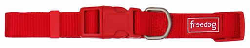 Freedog Collar Nylon Basic Rojo 15mm