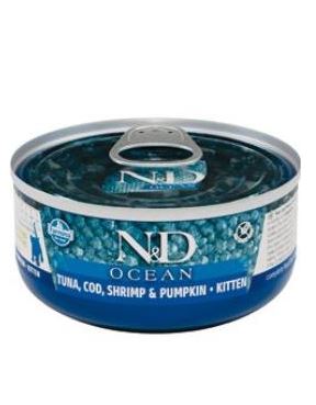 Farmina N&amp;D Ocean Tuna, Cod and Pumpkin Wet Food 70g