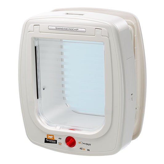 Ferplast Swing Microchip Large Puerta Electrónica Blanca 1320g