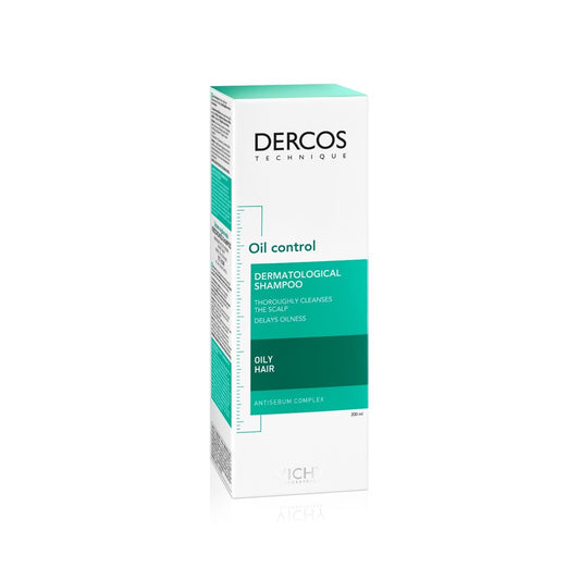 VICHY Dercos Champú Sebo Control Cabellos Grasos 200ml