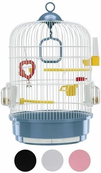 Ferplast REGINA Jaula Ovalada Blanca y Azul 1 ud