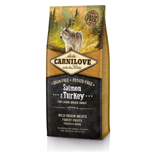 Carnilove Canine Adult Large Salmón Pavo Pienso 12kg