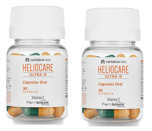 HELIOCARE Ultra-D Cápsulas Protección Solar Oral Duplo 2x30 Cápsulas