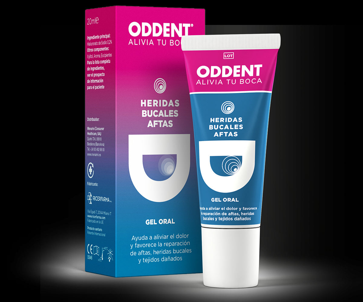 ODDENT Gel Oral Llagas y Heridas Bucales 20ml