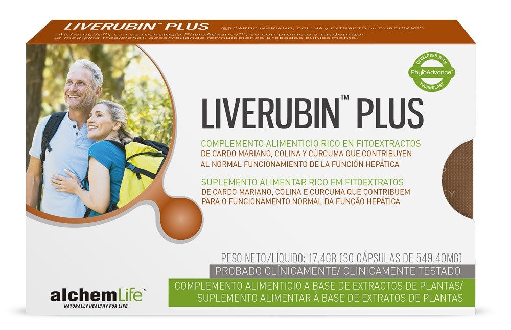ALCHEMLIFE Liverubin Plus 30 cápsulas