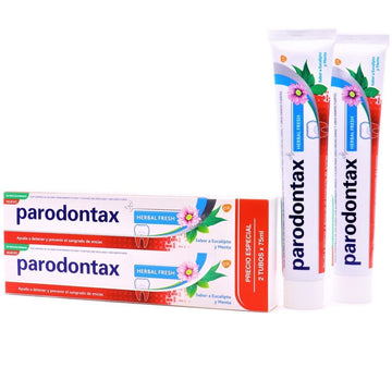 PARODONTAX Duplo Dentífrico Herbal Fresh sabor Eucalipto y Menta 2x75ml