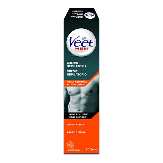 VEET Men Crema Depilatoria Pieles Normales Cuerpo 200ml