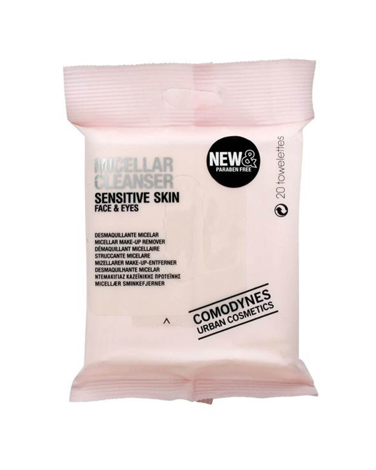 COMODYNES Make-Up Remover Sensitive Micellar 20 Toallitas