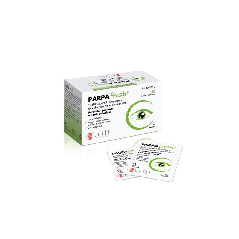ParpaFresh Toallitas Limpieza Ocular Párpados y Pestañas 30 uds