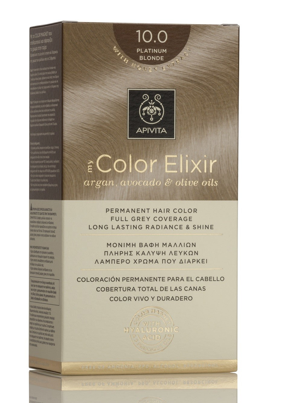 APIVITA Tinte 10.0 Rubio Platino My Color Elixir