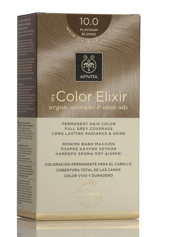 APIVITA Tinte 10.0 Rubio Platino My Color Elixir