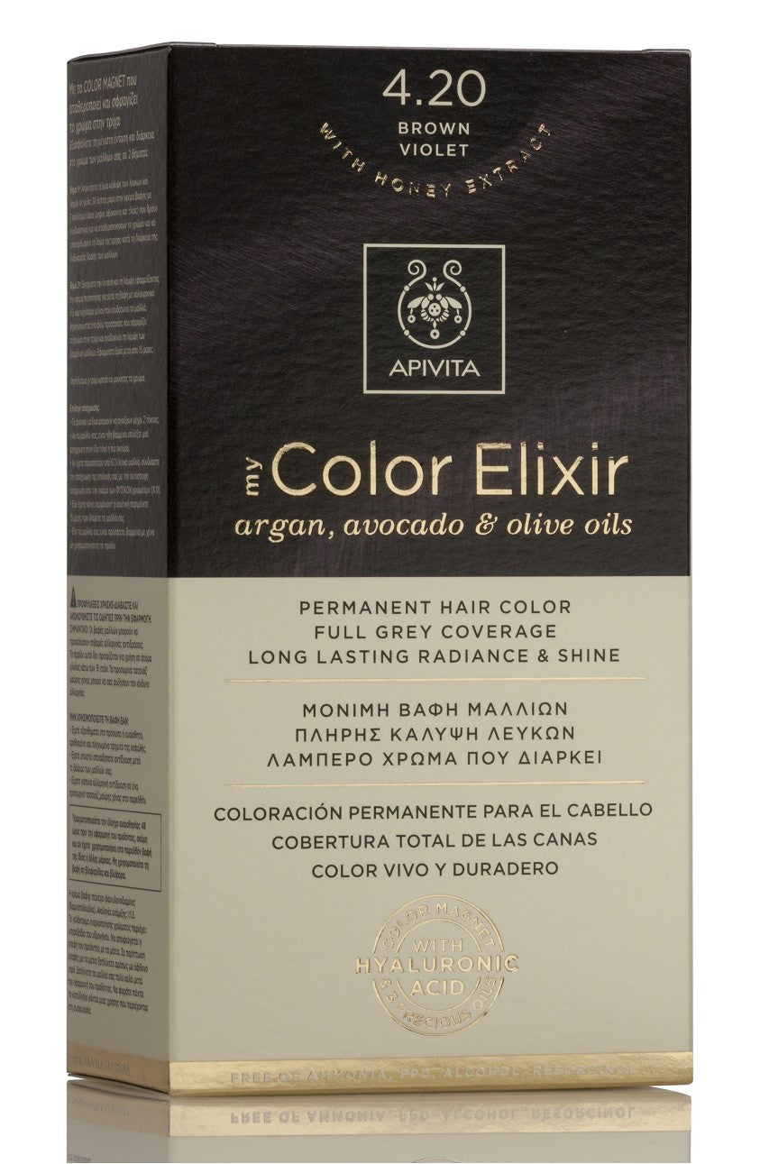 APIVITA Tinte 4.20 Castaño Violeta My Color Elixir