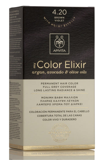 APIVITA Tinte 4.20 Castaño Violeta My Color Elixir
