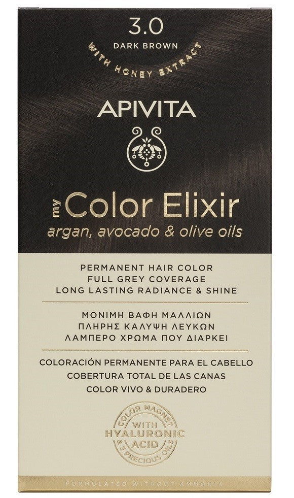 APIVITA Tinte 3.0 Castaño Oscuro My Color Elixir