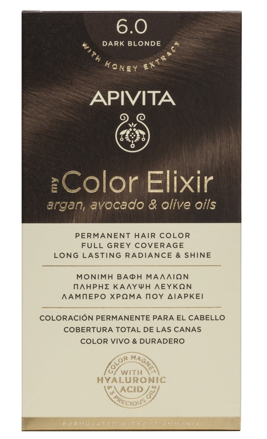 APIVITA Tinte 6.0 Rubio Oscuro My Color Elixir
