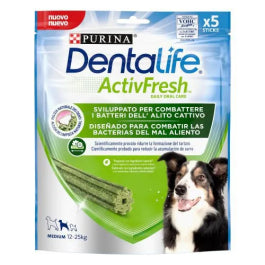Purina Dentalife Activfresh Medium Snack Dental para Perros 115g (5 palitos)
