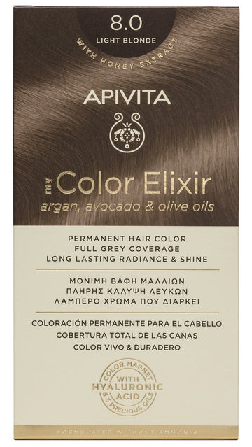 APIVITA Tinte 8.0 Rubio Claro My Color Elixir