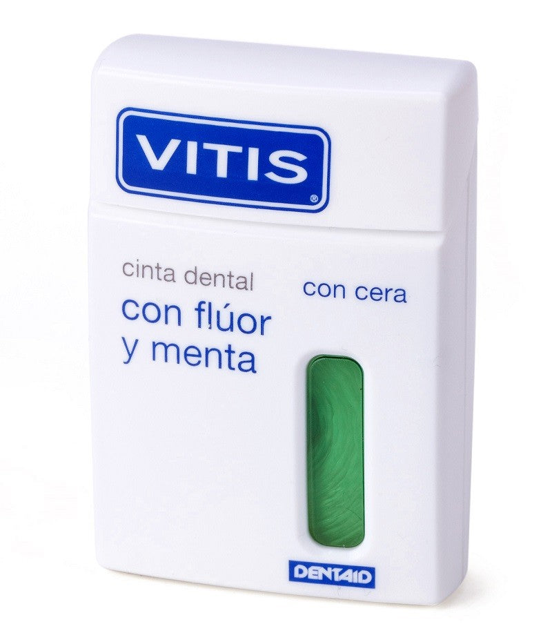VITIS Cinta Dental con Flúor y Menta 50m