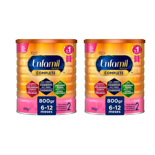 Enfamil 2 PACK 2x800gr Premium Complete Leche Infantil