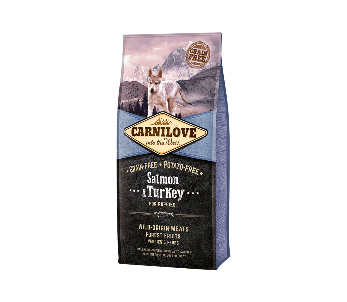 Carnilove Puppy Comida Seca Salmón & Pavo 12Kg