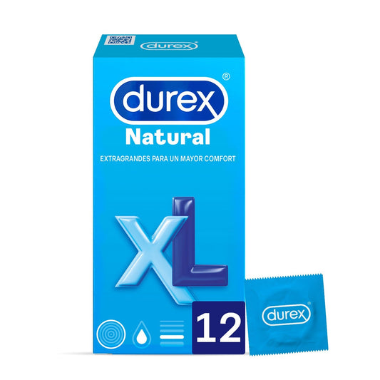 DUREX Preservativo Natural XL 12uds