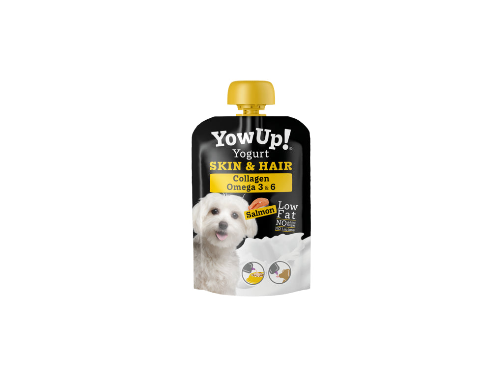 Yowup Pouch Yogur Perros Salmón Comida húmeda 10 ud