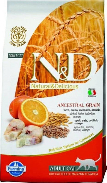 Farmina N&D Ocean Bacalao Comida Seca para Gatos 1,5Kg