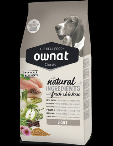 Ownat Classic Canine Adult Light Pienso para Perros 4Kg