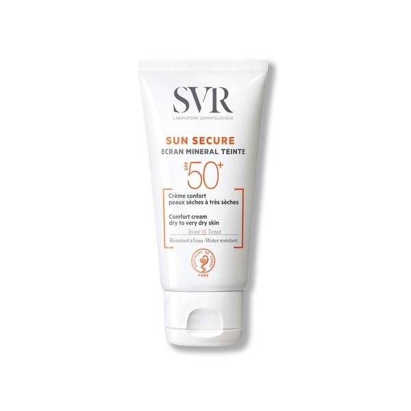 SVR Sun Secure Tinted Mineral Cream for Dry Skin SPF50+ (50ml)
