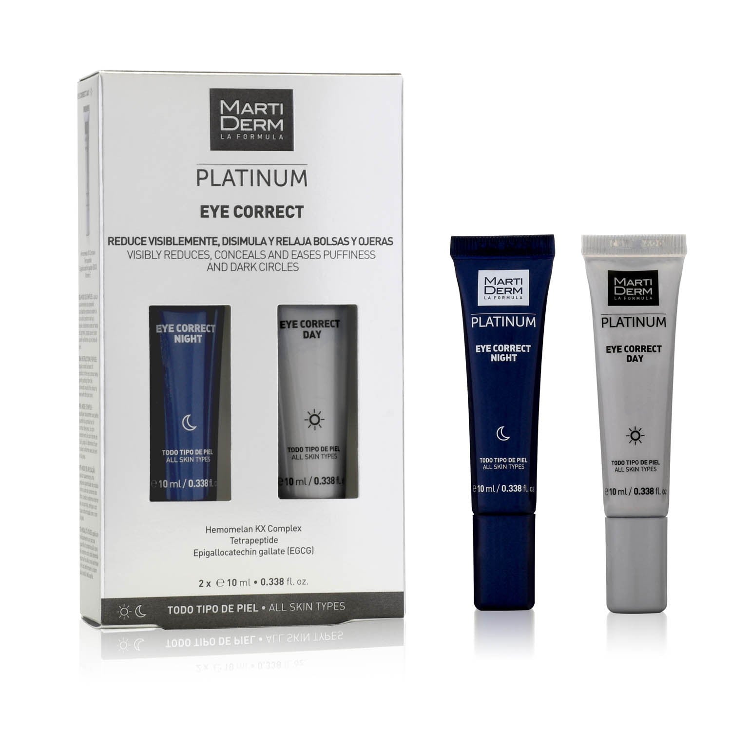 Martiderm Platinum Eye Correct Day 10ml + Night 10ml