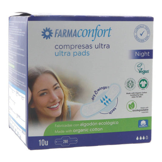 Farmavit Farmaconfort Compresas Nocturnas 10 uds