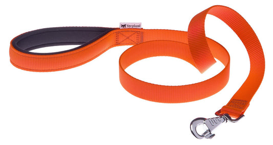 Ferplast Daytona G25 Correa para Perros Naranja 120cm
