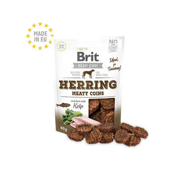 Brit Jerky Snack Monedas de Arenque 80g