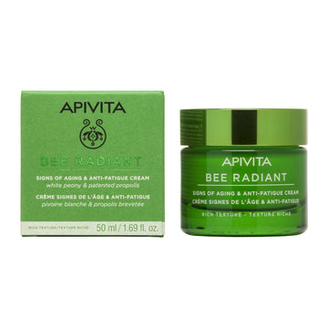 APIVITA Bee Radiant Gel-Cream Signs of Aging &amp; Anti-Fatigue Rich Texture 50ml