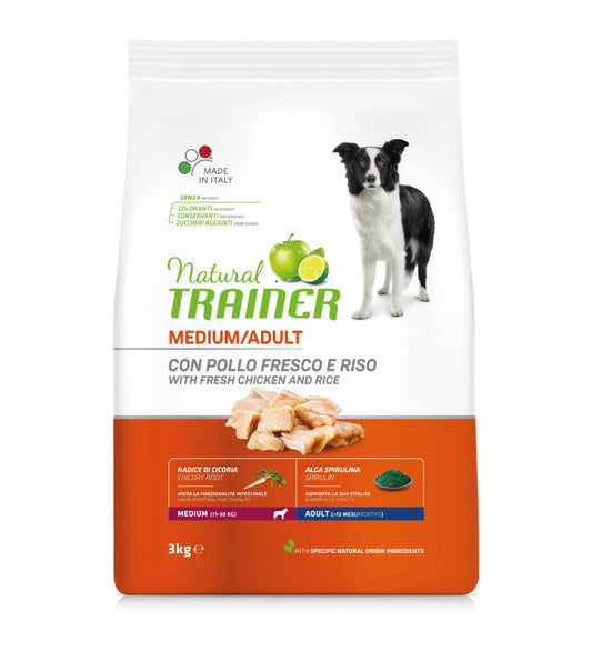 Affinity Natural Trainer Canine Adult Medium Pollo Comida Seca 3Kg
