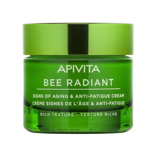 APIVITA Bee Radiant Gel-Cream Signs of Aging &amp; Anti-Fatigue Rich Texture 50ml