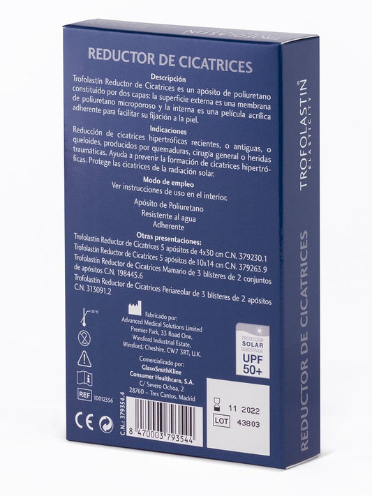 TROFOLASTIN Scar Reducer 5 Plasters 5x7.5cm