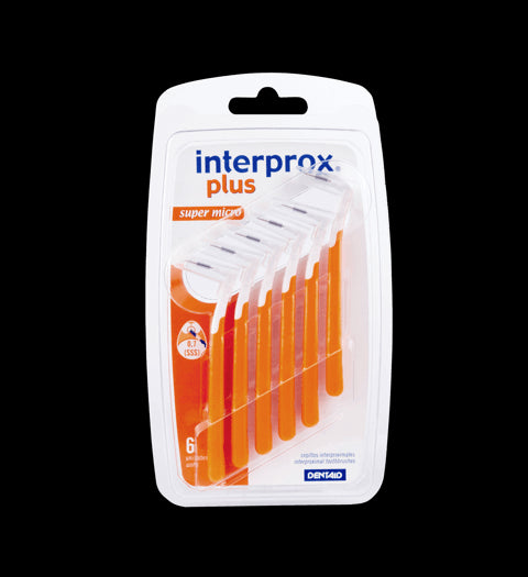 INTERPROX PLUS Cepillo Interproximal Angulado Super Micro 0.9 x6