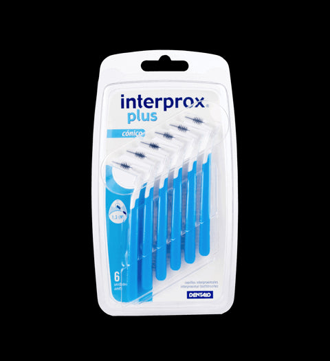 INTERPROX PLUS Cepillo Interproximal Angulado Cónico 1.3 x6