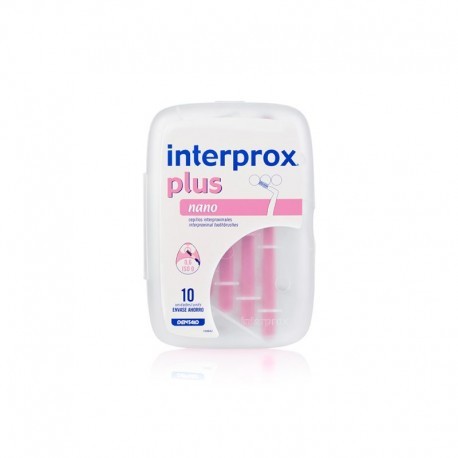 INTERPROX PLUS Cepillo Interproximal Angulado Nano 0.6 x10