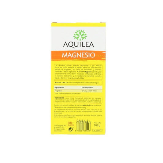 AQUILEA Magnesio Sabor Limón 28 Comprimidos Efervescentes