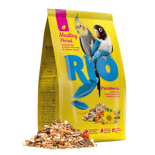 Rio Cotorras Periodo De Muda Pienso Seco 1000g