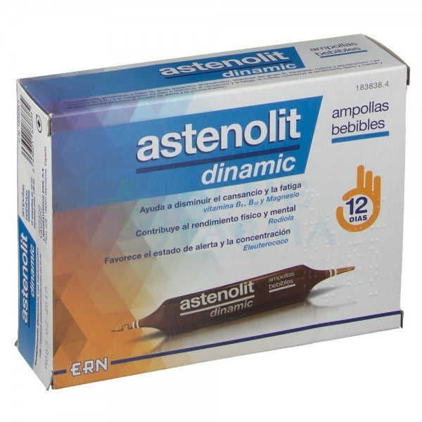 ASTENOLIT Dinamic Ampollas Bebibles 12x10ml