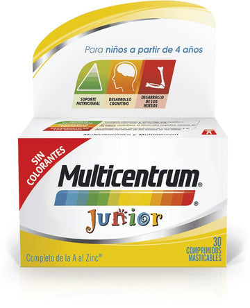 MULTICENTRUM Junior 30 Comprimidos Masticables