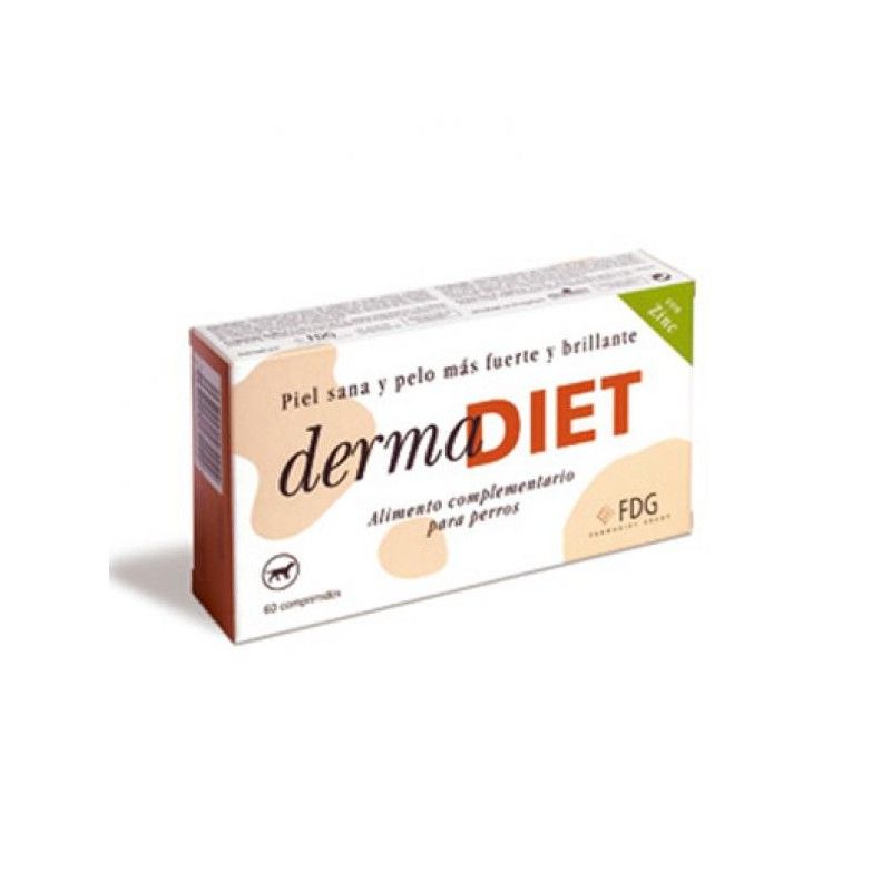 Pharmadiet Dermadiet Zinc Complemento Alimenticio para Perros 60 tabletas