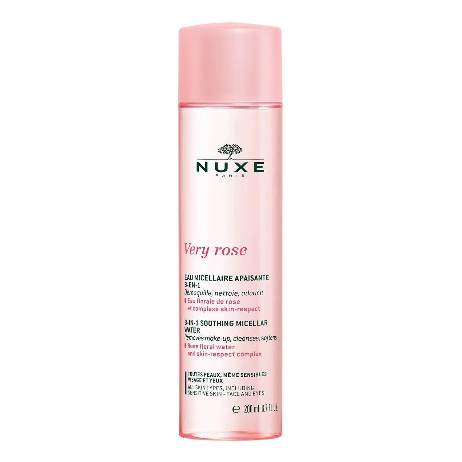 NUXE Agua Micelar Calmante 3 en 1 Very Rose 200ml