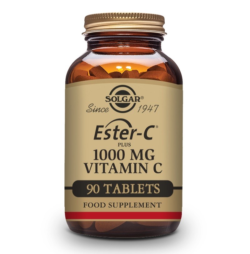 SOLGAR Ester-C Plus 1000mg Vitamina C 90 Comprimidos