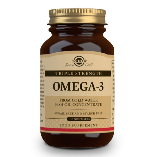 SOLGAR Omega-3 Triple Concentración 100 Cápsulas Blandas